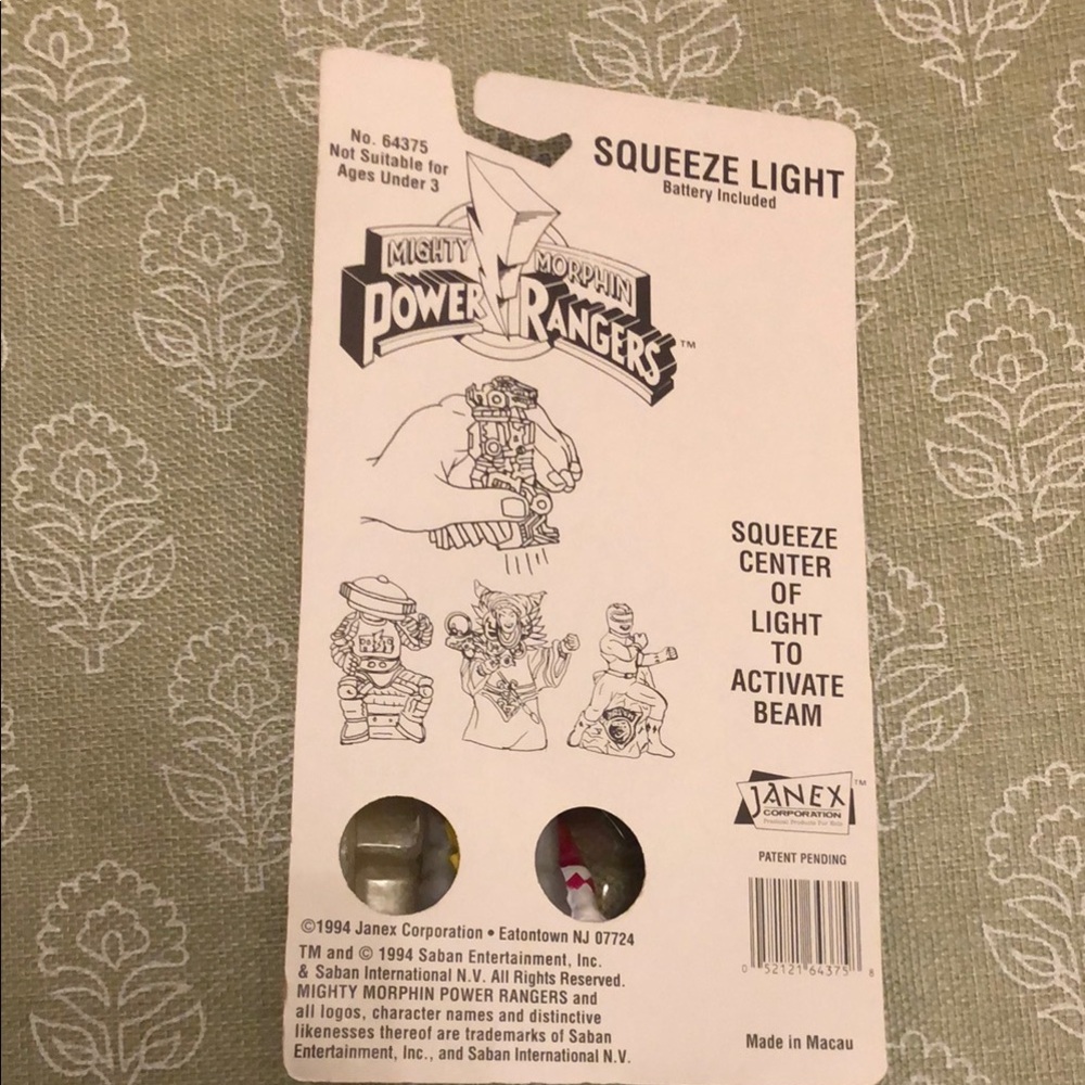 Power Ranger Red Squeeze Light - Picture 3 of 3